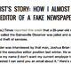 Article from duped journalist on JimRomenesko.com (JimRomenesko.com)